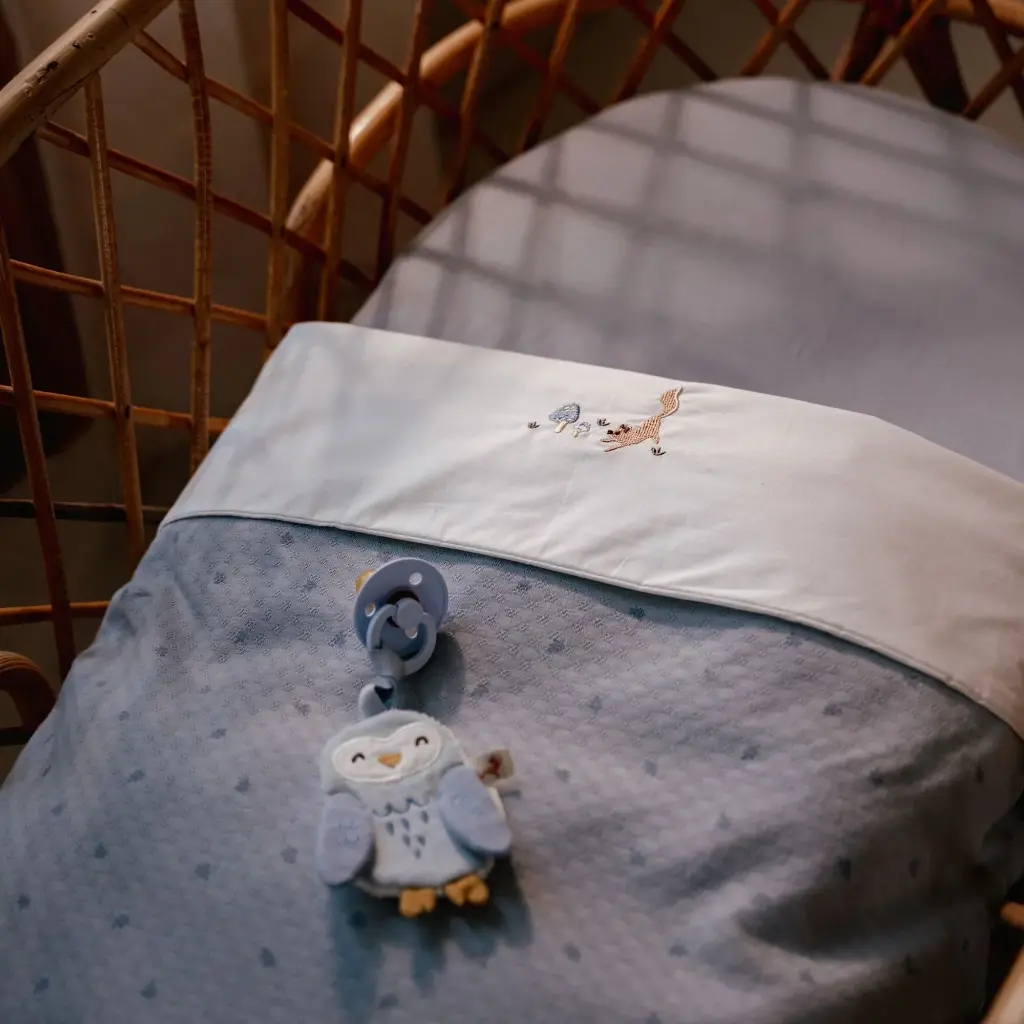 Little Dutch | Deken Wieg Pure Denim Blue 70x100cm