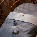 Little Dutch | Deken Wieg Pure Denim Blue 70x100cm