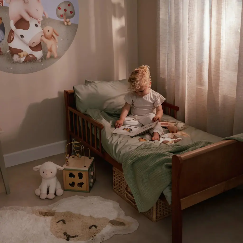 Little Dutch | Donsovertrek Ledikant Little Farm 100x140cm