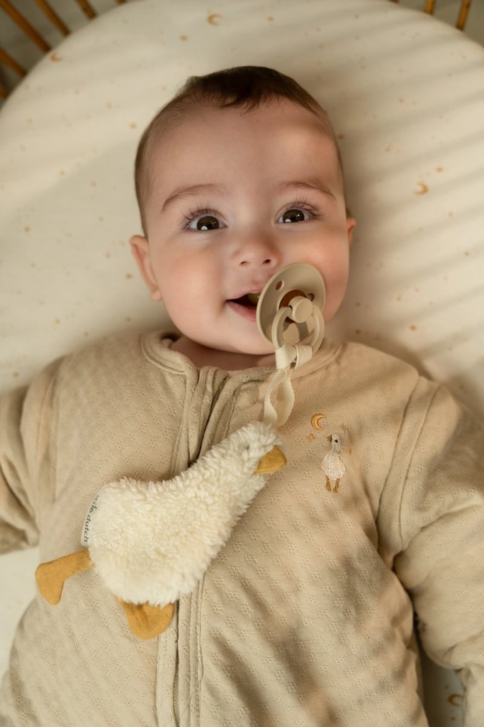 Little Dutch | Fopspeendoekje Little Goose Wit 