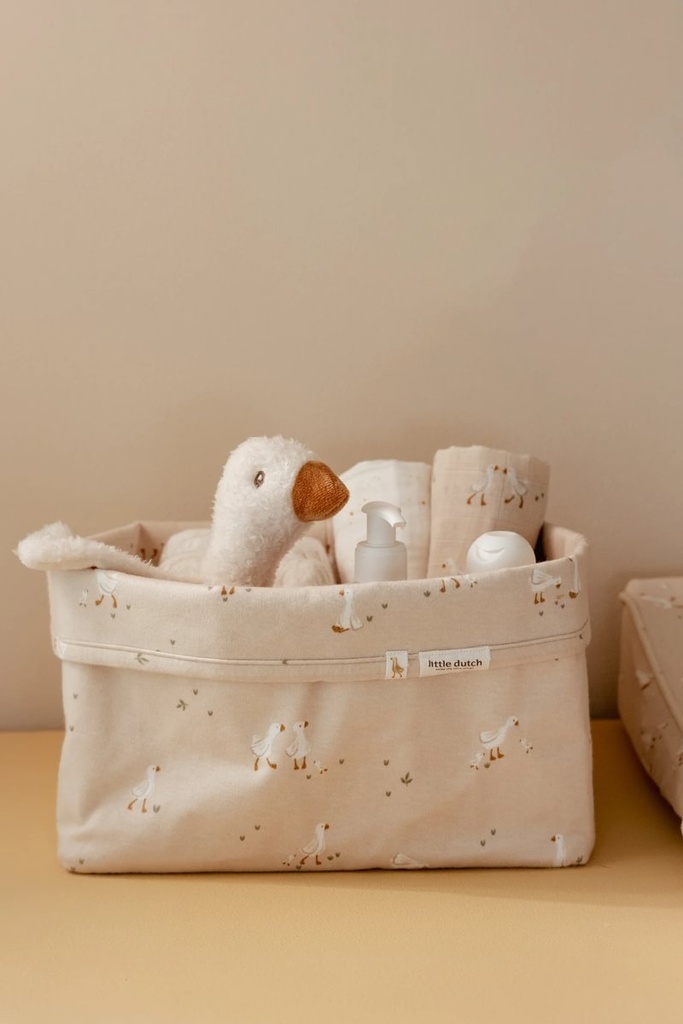 Little Dutch | Verzorgingsmandje Little Goose Groot Wit