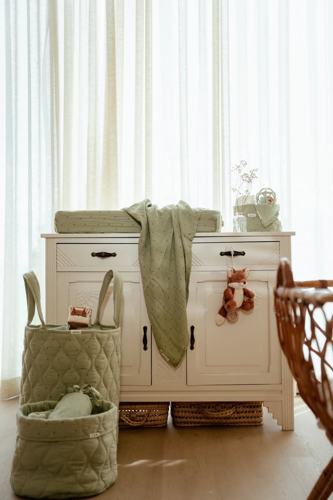 Little Dutch | Opbergmand Pure Sage Groot