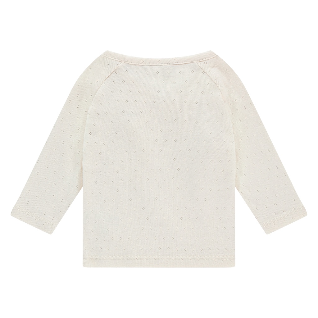 Babyface | T-shirt Uni Overslag Longsleeve Ivory