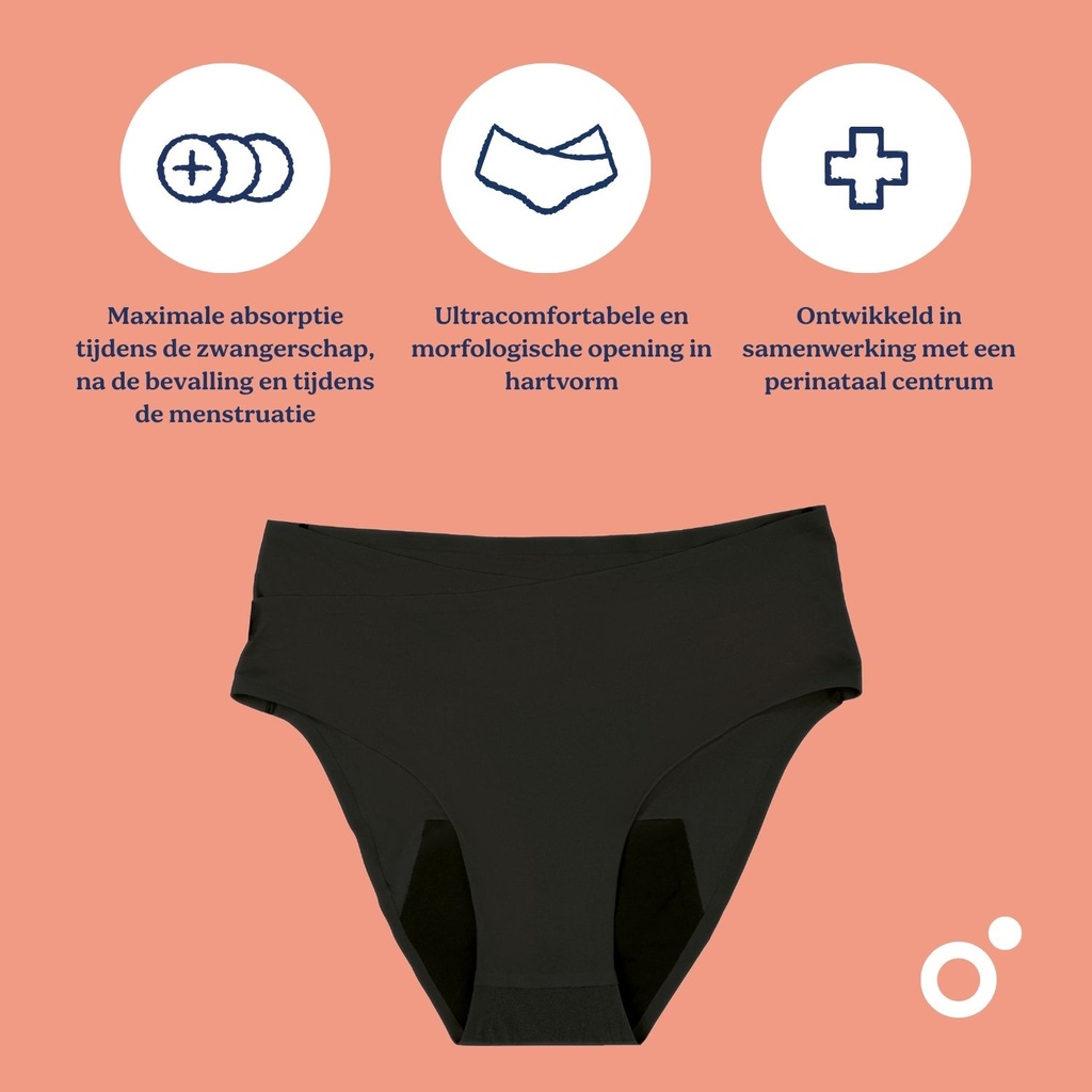 Doomoo | Slip Flowly Zwart