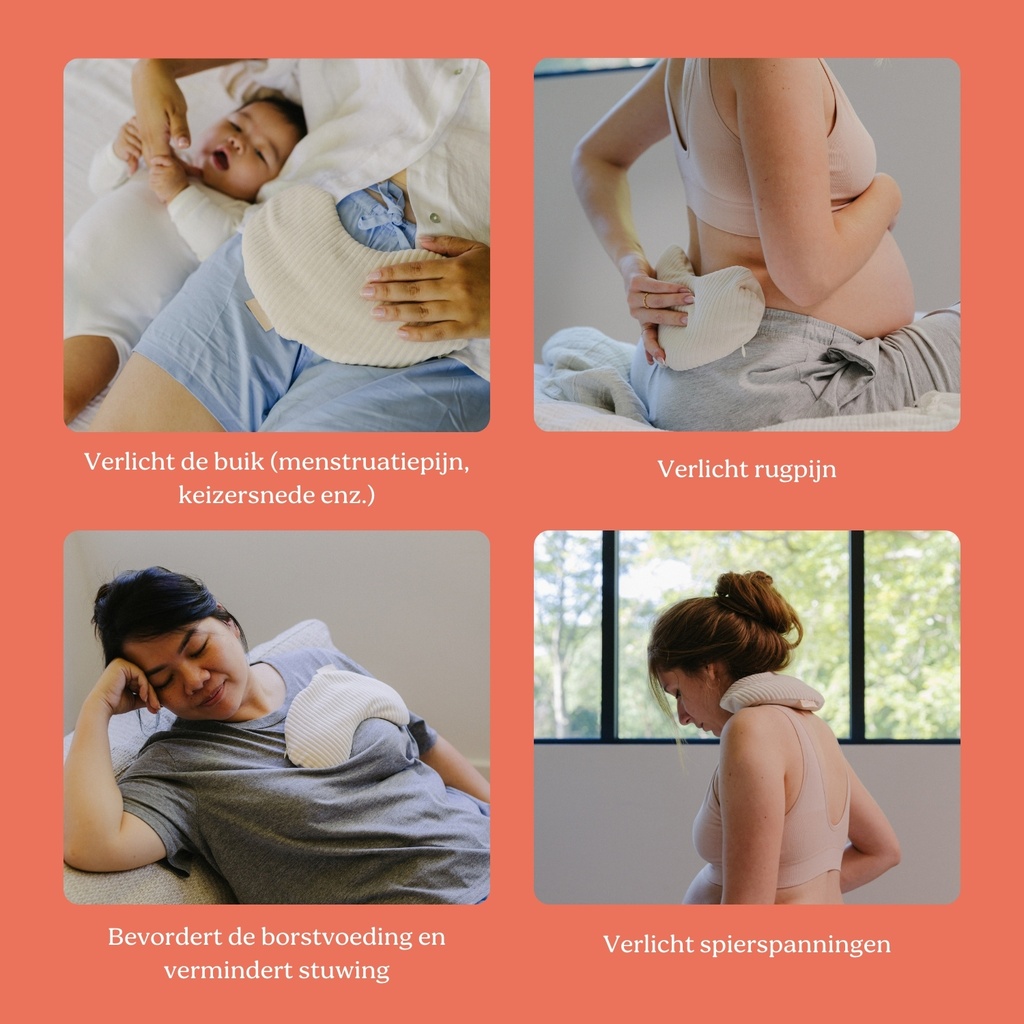 Doomoo | Warmtekussen Snoogy Mom Corduroy Sand