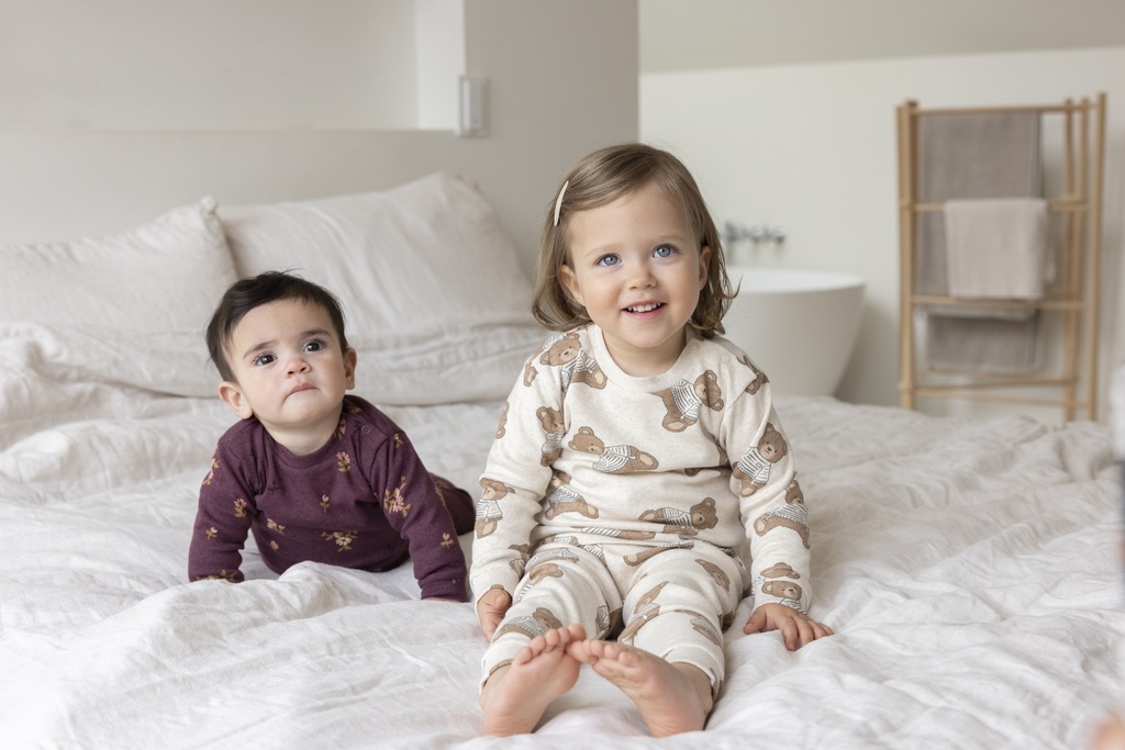 Feetje | Pyjama Teddy Bear Premium Sleepwear Off White Melange 