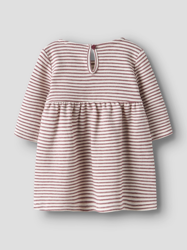 Name it | Jurk Girls Nbfbripa Longsleeve Oxblood Red