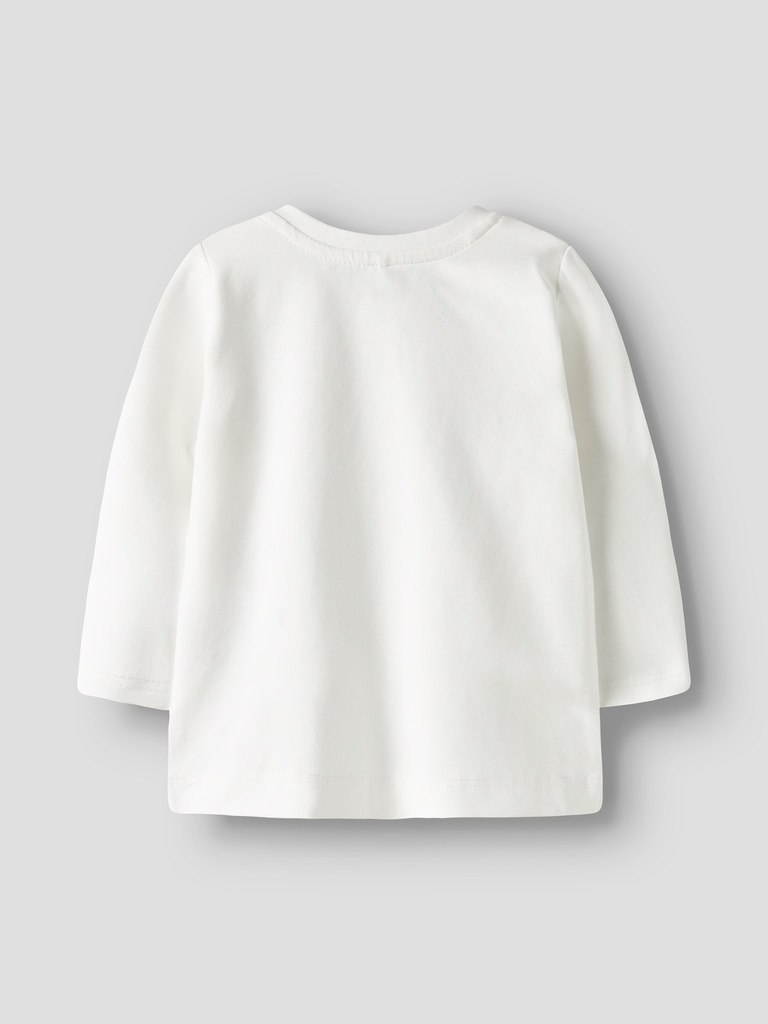 Name it | T-shirt Boys Nbmtiggy Longsleeve Cloud Dancer