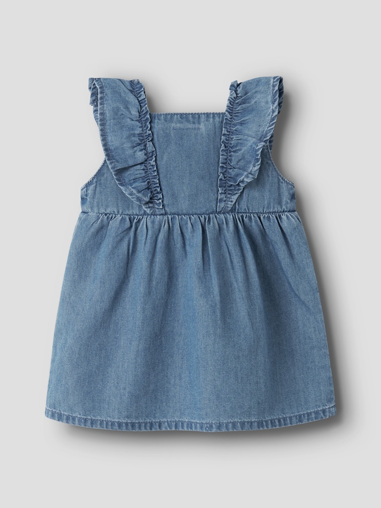 Name it | Jurk Girls Nbffiona Denim Medium Blue