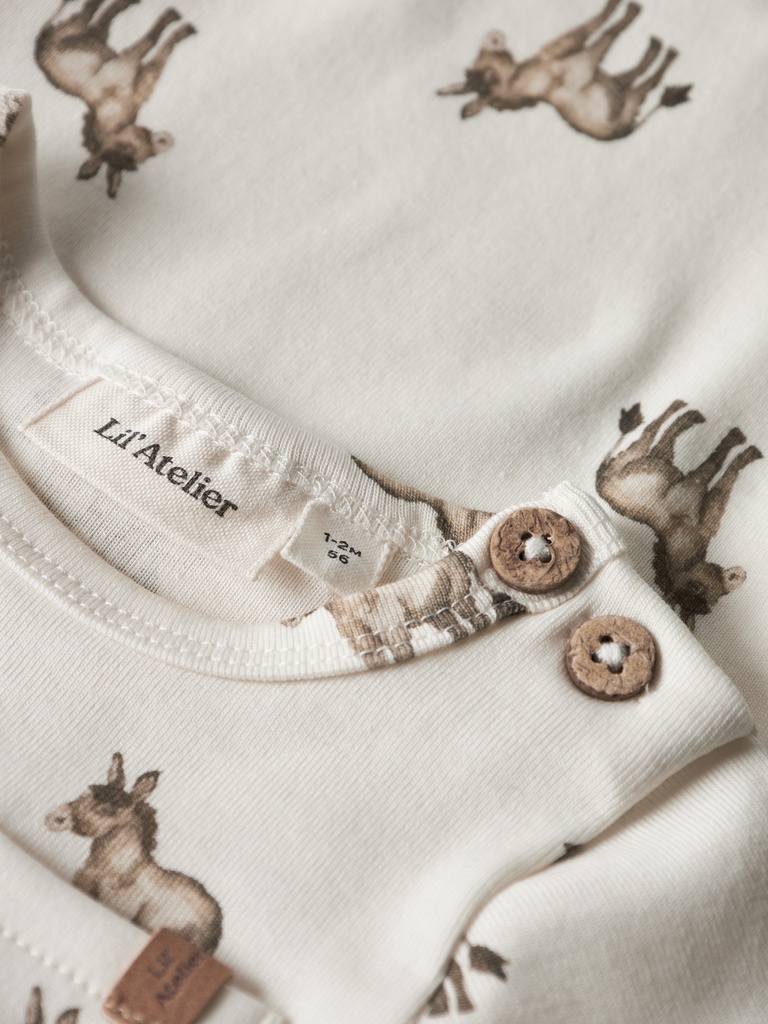 Lil'Atelier | Body Boys Nbmlayo Donkey Longsleeve Coconut Milk