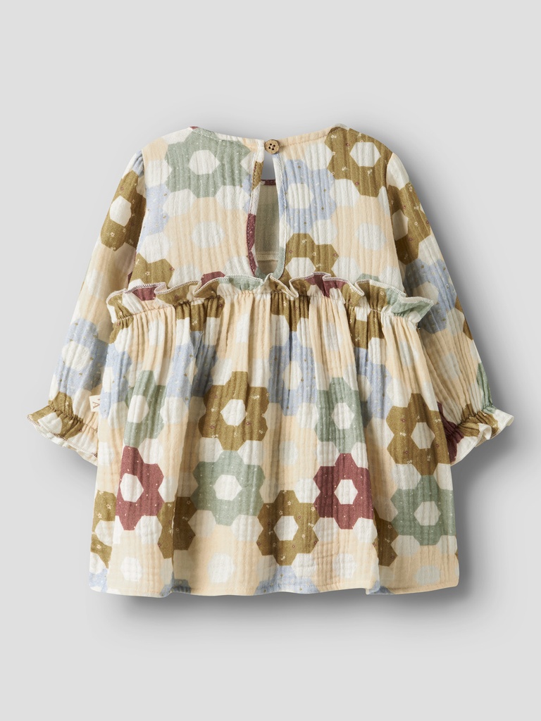 Lil'Atelier | Jurk Girls Nbmtalia Coconut Milk