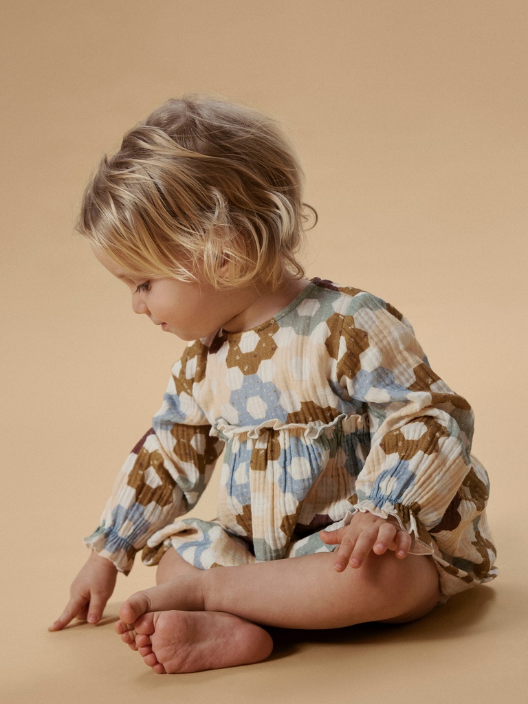 Lil'Atelier | Jurk Girls Nbmtalia Coconut Milk