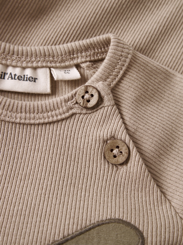 Lil'Atelier | Body Boys Nbmhalli Longsleeve Oxford Tan