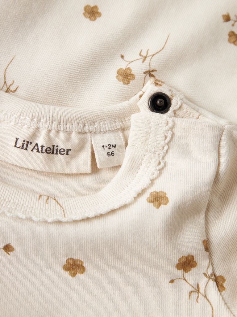 Lil'Atelier | Body Nbflayo Longsleeve Flower Coconut Milk