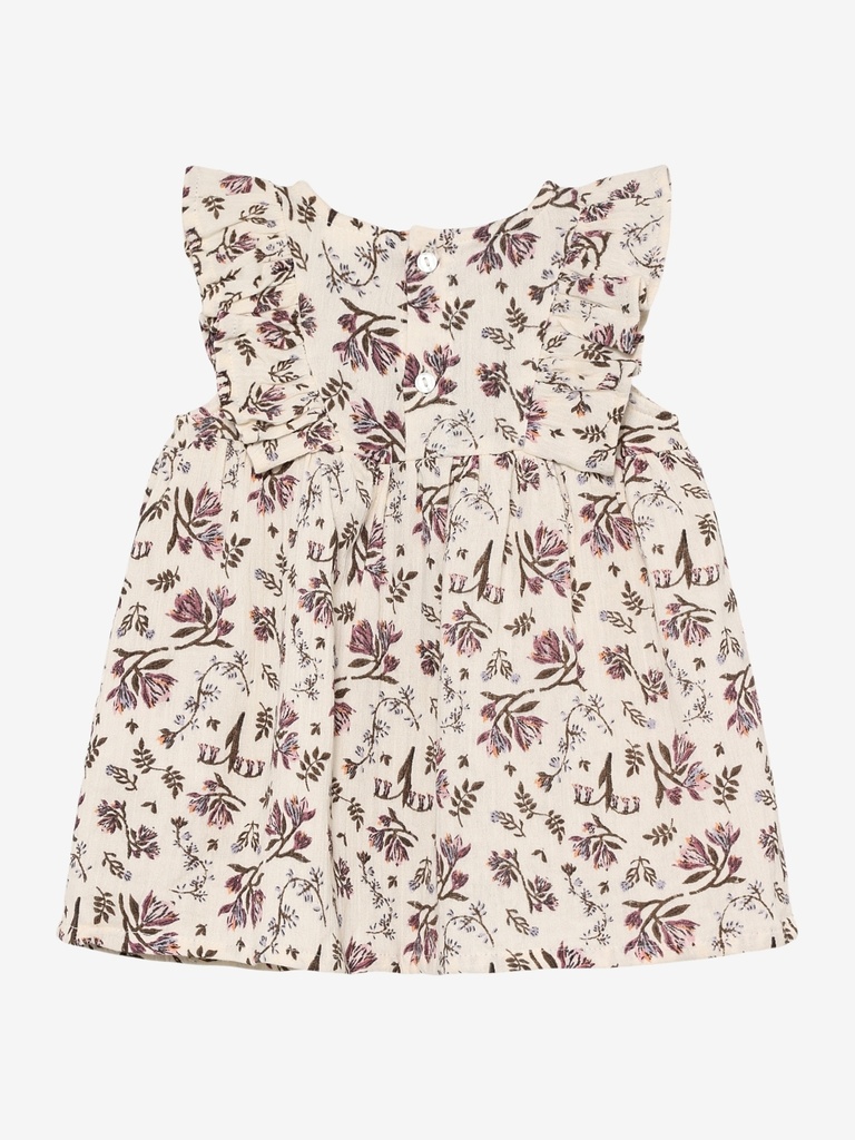 Enfant | Jurk Girls Floral Eggnog