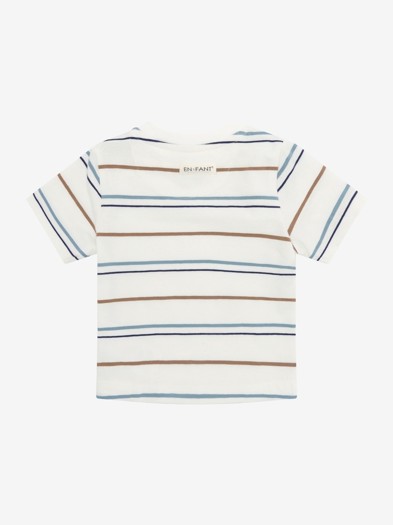 Enfant | T-shirt Boys Stripe Egret