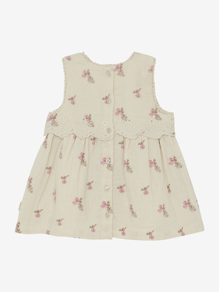 Enfant | Broek Girls Flower White Swan