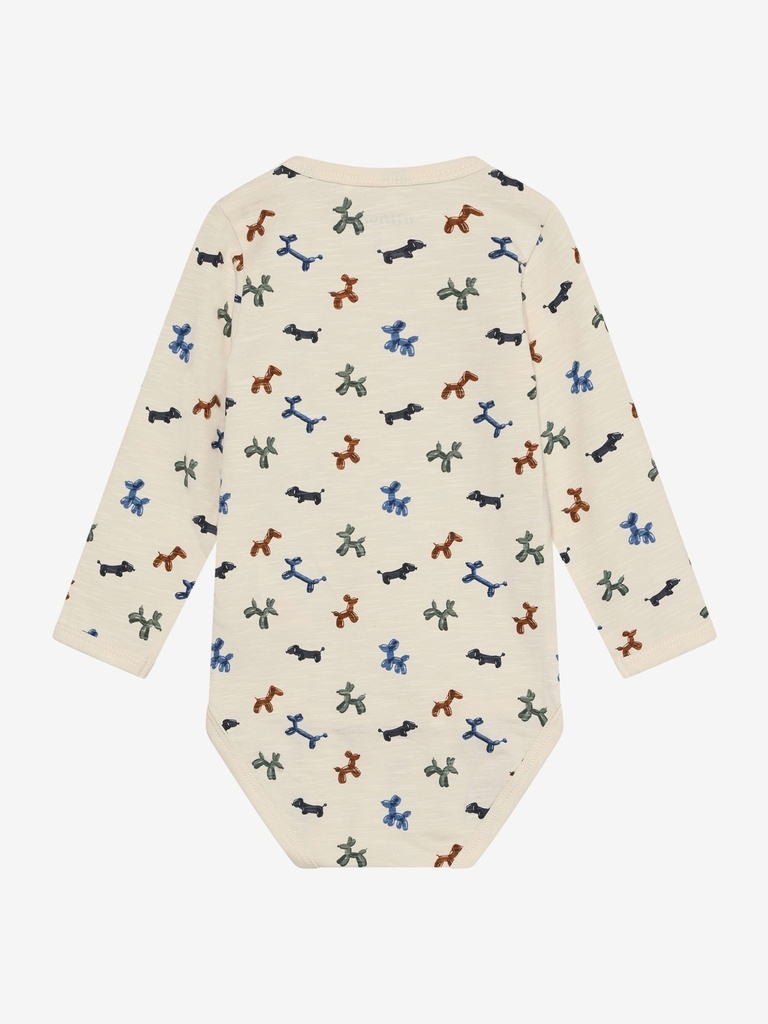 Minymo | Body Boys Longsleeve White Swan