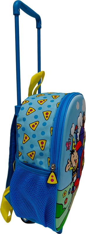 Bumba | Trolley Rugzak Met Zijzakjes 3D 36x25x14cm