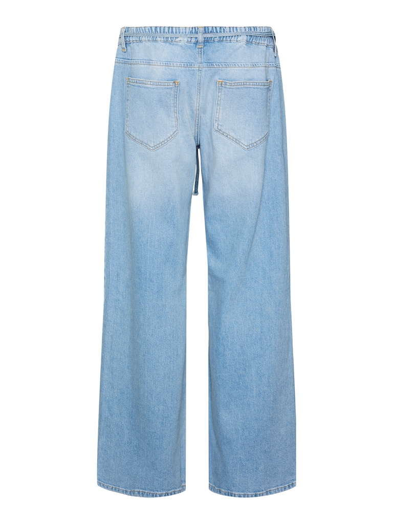 Mamalicious | Broek Mlfula Wide Lege Denim Light Blue