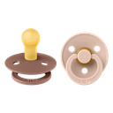 Bibs | Fopspeen T1 Latex Rond Woodchuck/Blush 0-6m 2-Pack