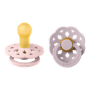 Bibs | Fopspeen T1 Latex Rond Boheme Blossom/Dusty Lilac 0-6m 2-pack