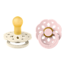 Bibs | Fopspeen T1 Latex Rond Boheme Ivory/Blossom 0-6m 2-Pack