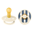 Bibs | Fopspeen T2 Studio Colour Block Pin Steel Blue Mix 6-18m 2-pack