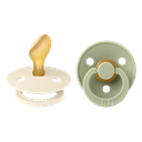Bibs | Fopspeen T2 Latex Anatomisch Ivory/Sage 6-18m 2-Pack