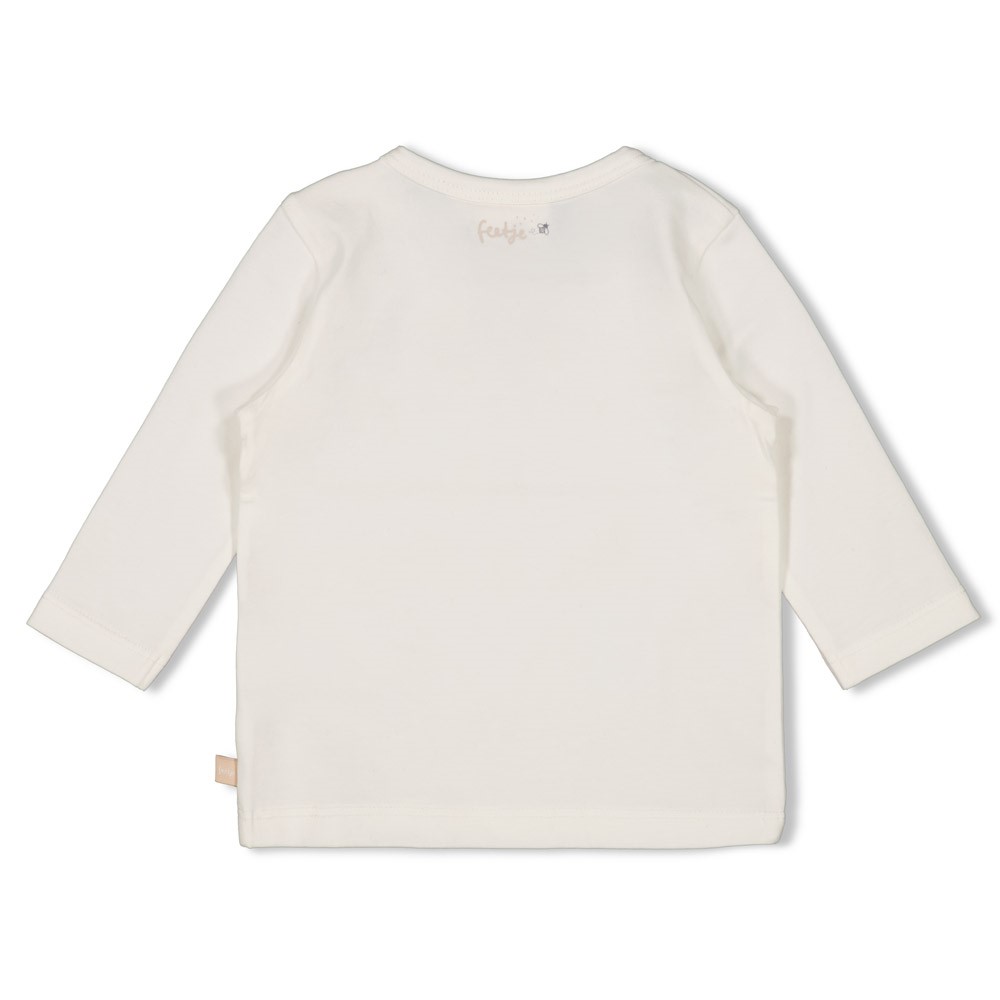 Feetje | T-shirt Uni Honey Bear Longsleeve Off White