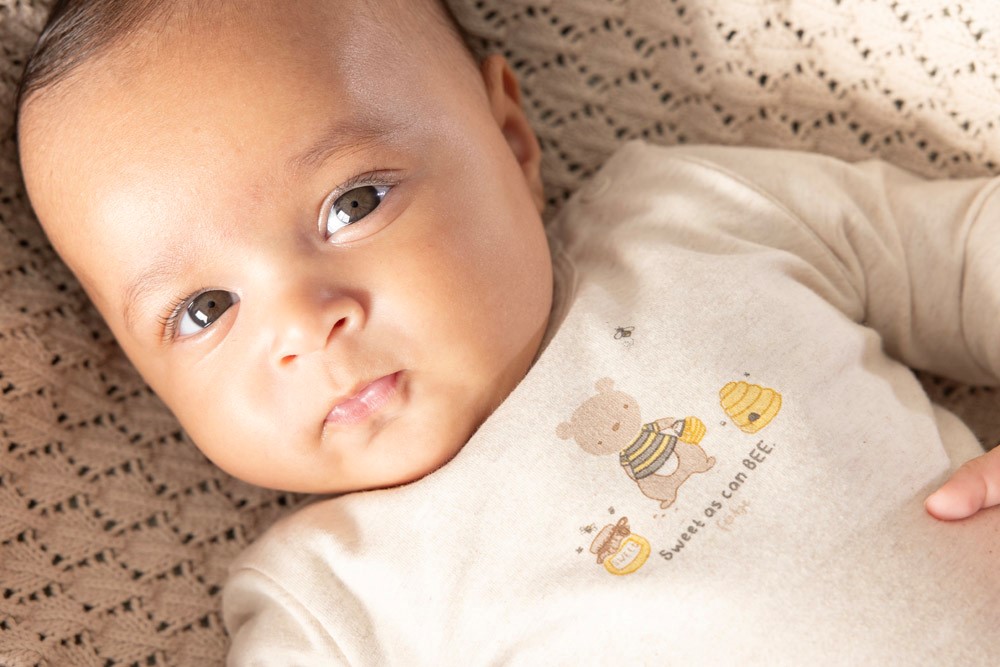 Feetje | T-shirt Uni Honey Bear Longsleeve Off White Melange