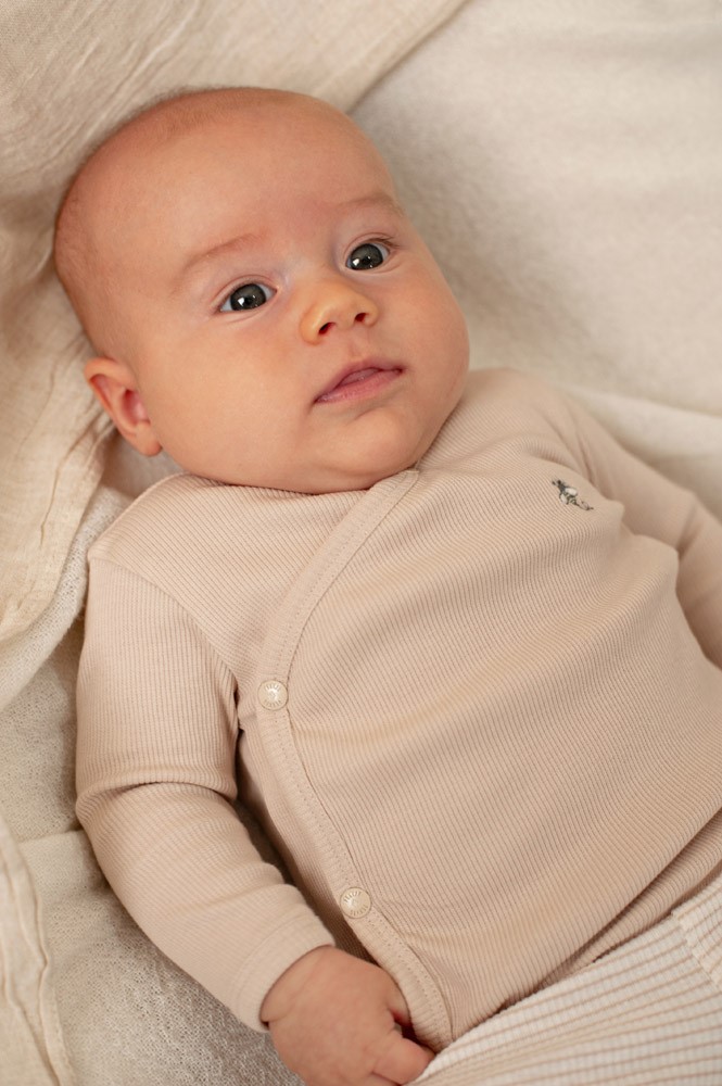 Feetje | T-shirt Uni Honey Bear Overslag Longsleeve Sand