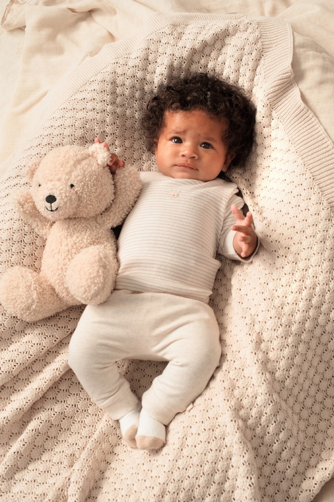 Feetje | Broek Uni Honey Bear Off White Melange