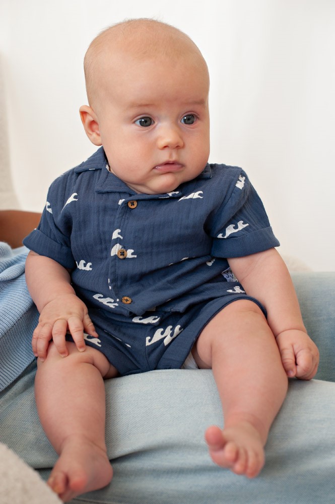 Feetje | Hemd Boys Summer Woven Indigo