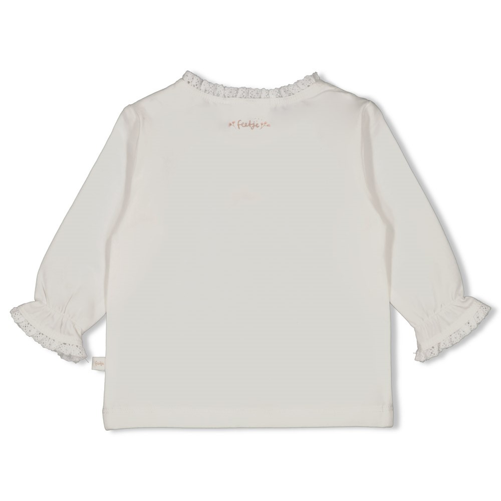 Feetje | T-shirt Girls Delicate Flower Off White