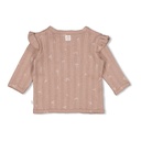 Feetje | T-shirt Girls Delicate Flower Taupe