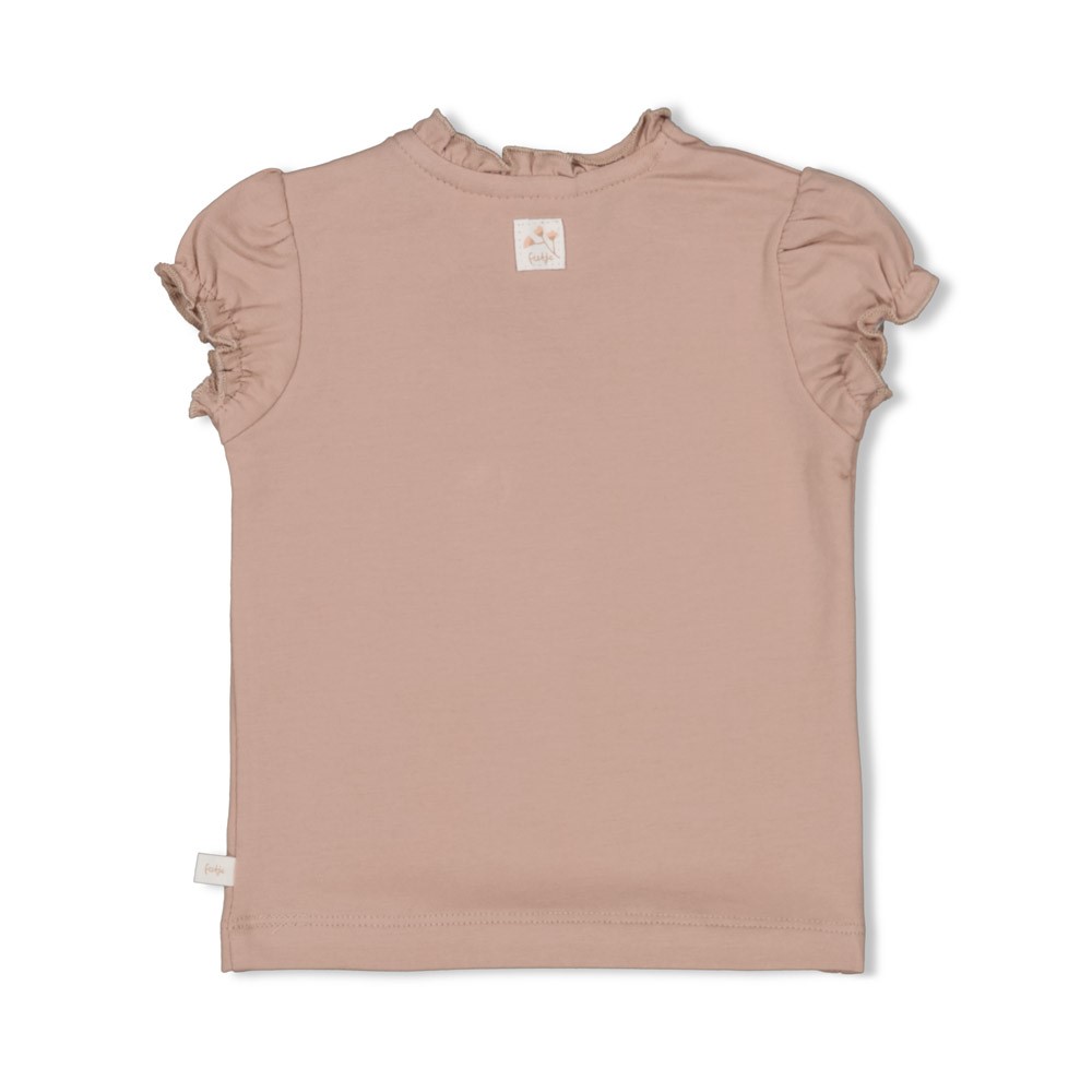 Feetje | T-shirt Girls Delicate Flower Taupe