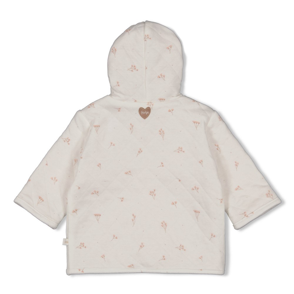 Feetje | Jas Girls Delicate Flower Reversible Off White