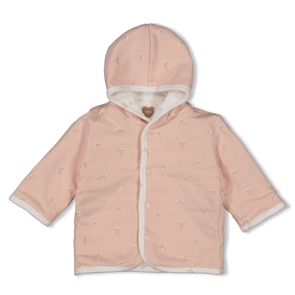 Feetje | Jas Girls Delicate Flower Reversible Off White