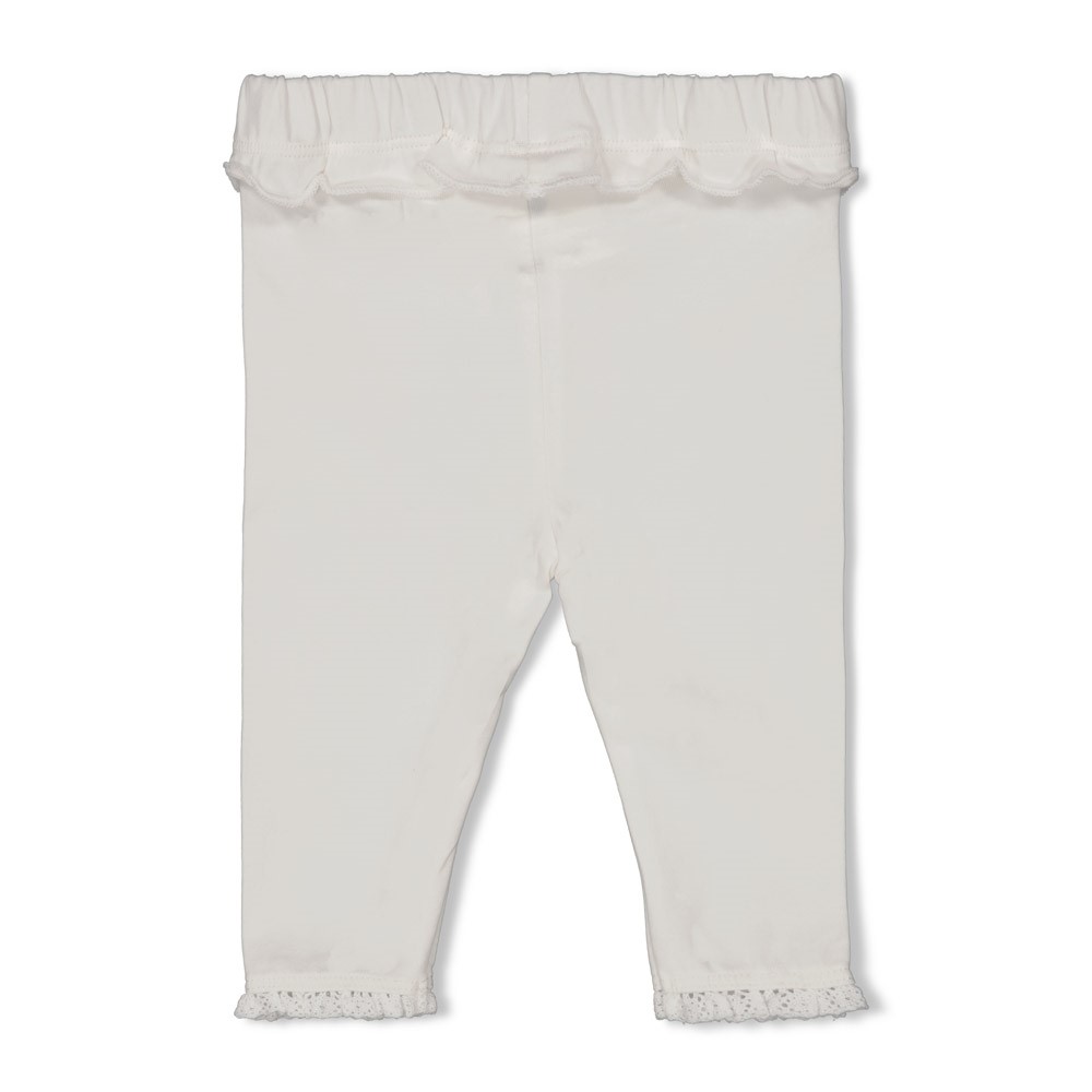 Feetje | Legging Girls Delicate Flower Off White