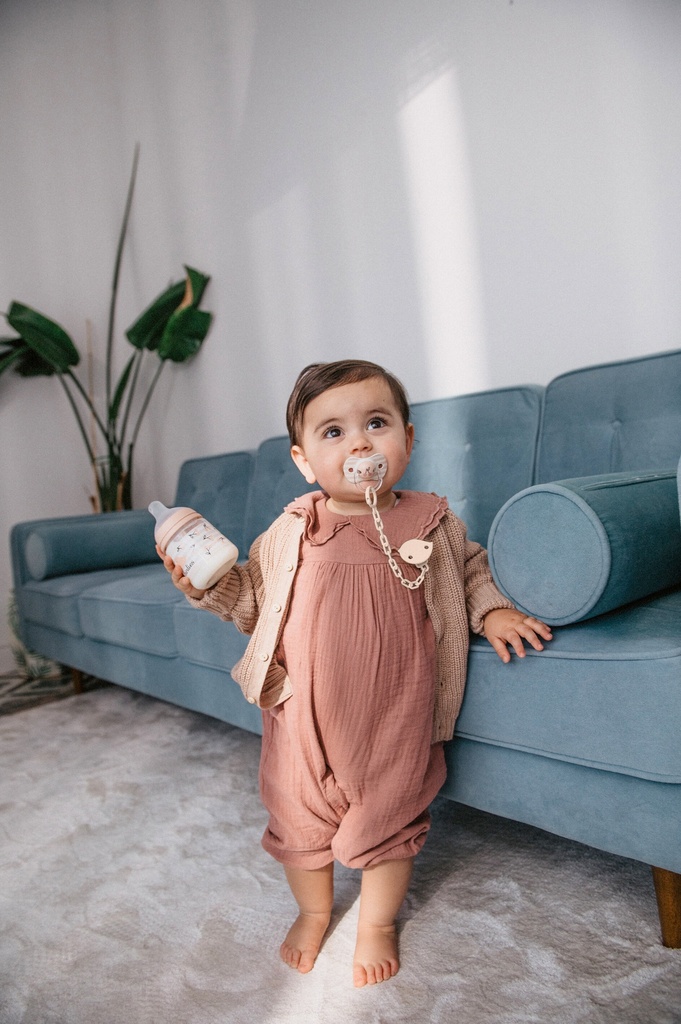 Suavinex | Fopspeenketting Birdies Pink