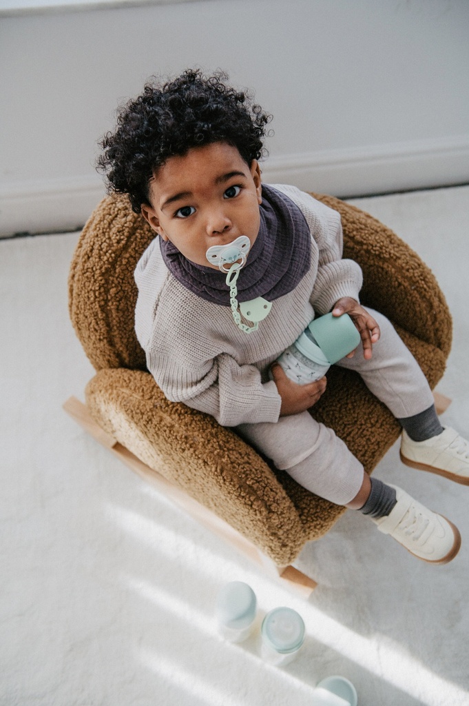 Suavinex | Fopspeenketting Birdies Beige