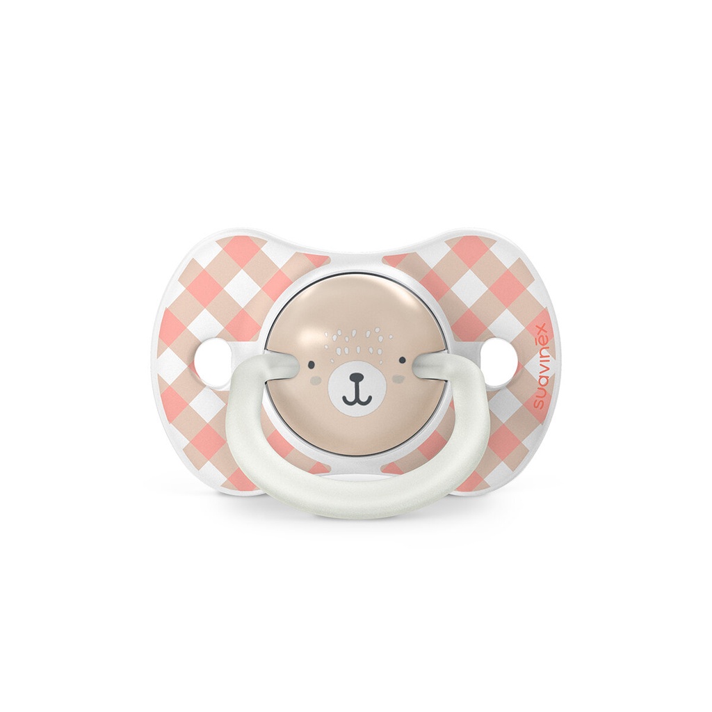 Suavinex | Fopspeen Night & Day Wild & Free Siliconen SXPRO Roze 0-6M 2-pack