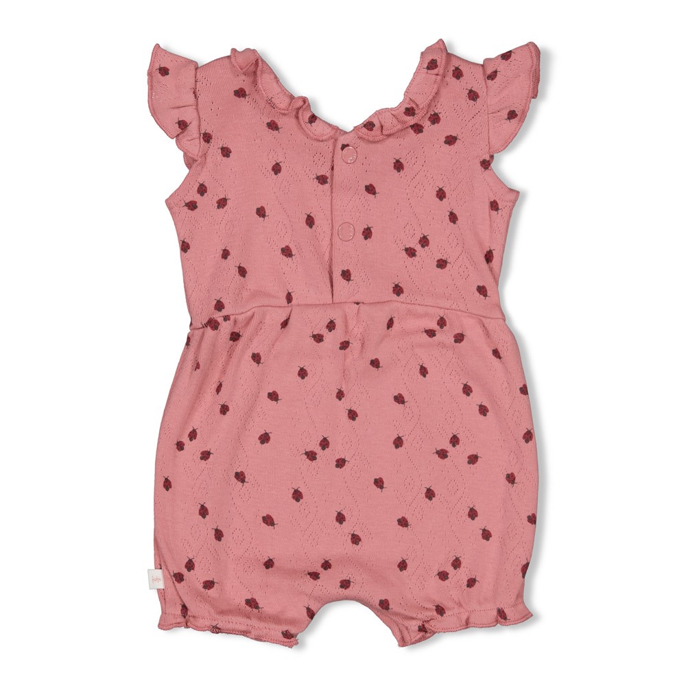 Feetje | Kruippak Girls Ladybug Pink
