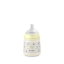Suavinex | BreedhalsFles Birdies +Zuigspeen SXPro S Beige 150ml