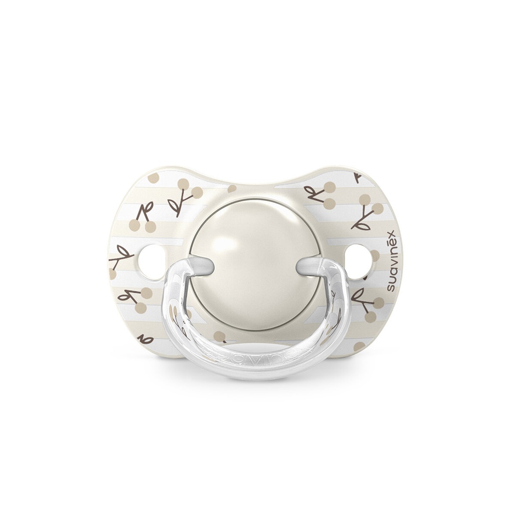 Suavinex | Fopspeen Birdies Siliconen SXPRO Beige 0/6M 2-pack 