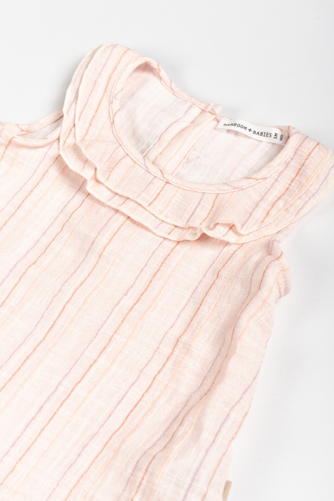 Bamboom | Jurk Girls Stripe Pink