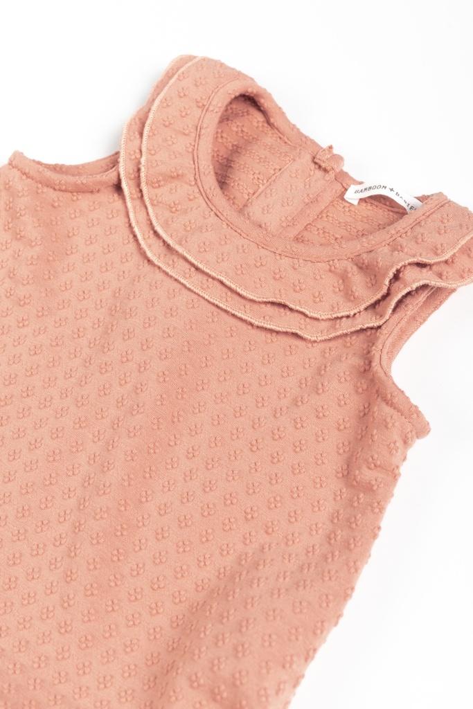 Bamboom | Jurk Girls Mouwloos Coral