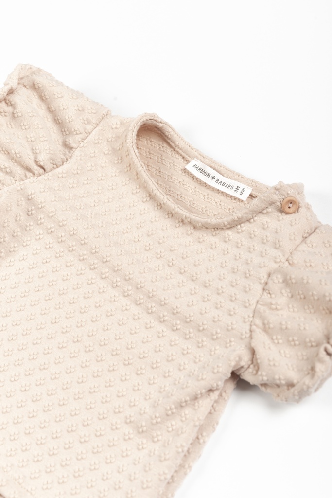 Bamboom | T-Shirt Girls Puff Almond Cream 