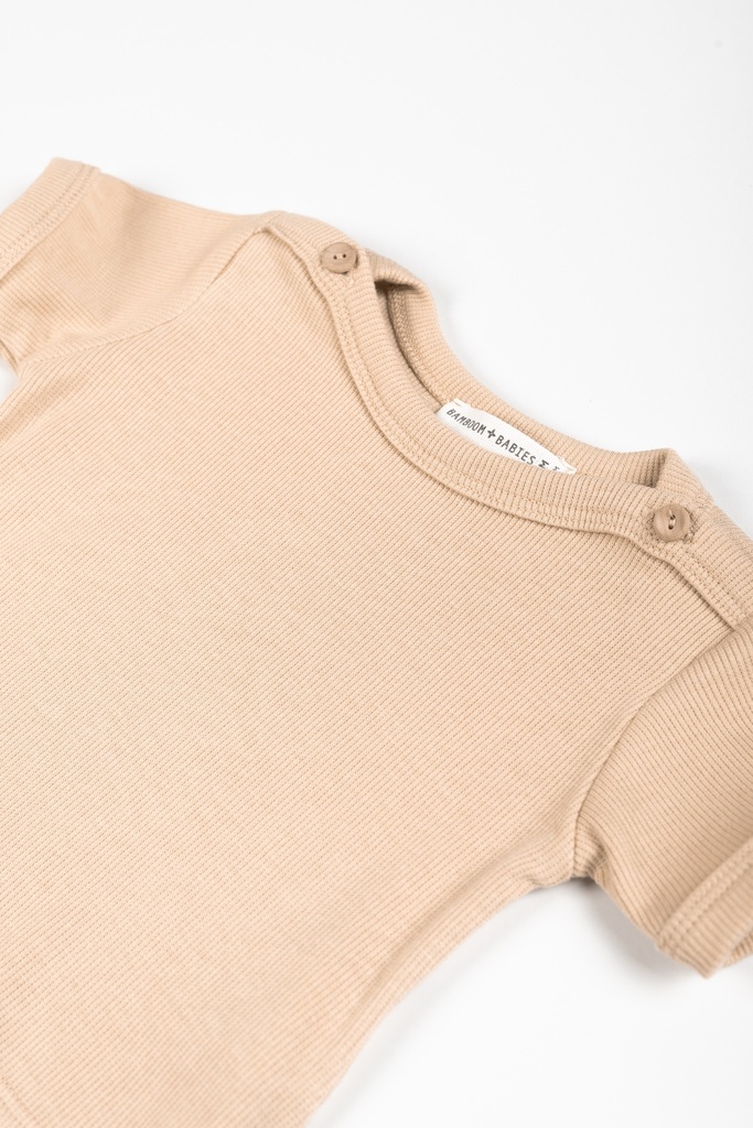 Bamboom | T-Shirt Boys Striped Mustard